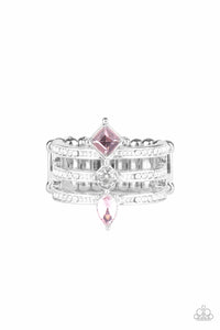 Light Pink,Pink,Ring Wide Back,Triple Throne Twinkle Pink ✧ Ring