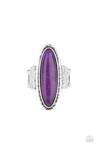 Purple,Ring Wide Back,Stone Mystic Purple ✧ Ring