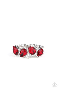 Red,Ring Skinny Back,Majestically Modern Red ✧ Ring