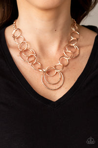 Necklace Short,Rose Gold,Ringing Relic Rose Gold ✨ Necklace