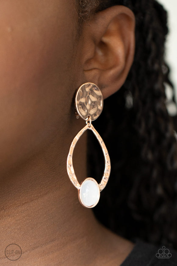 Opal Obsession Rose Gold ✧ Clip-On Earrings Clip-On Earrings
