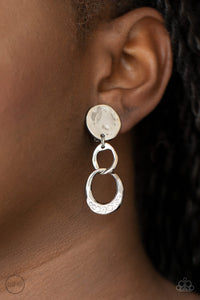 Earrings Clip-On,White,Reshaping Refinement White ✧ Clip-On Earrings