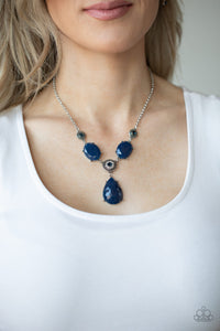 Blue,Necklace Short,Heirloom Hideaway Blue ✨ Necklace