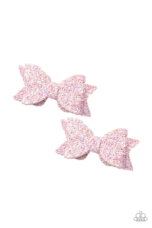 Sprinkle On The Sequins  Pink ✧ Hair Bow Clip Hair Bow Hair Accessory