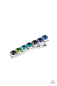 Blue,Green,Hair Clip,Multi-Colored,Bedazzling Beauty Multi ✧ Ombre Hair Clip