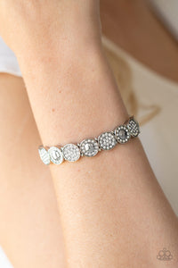 Bracelet Stretchy,White,Glamour Garden White  ✧ Bracelet