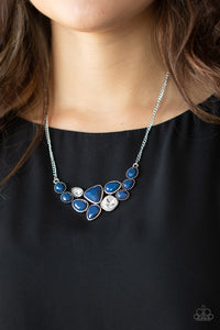 Blue,Necklace Short,Breathtaking Brilliance Blue ✧ Necklace