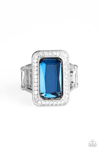 Blue,Ring Wide Back,Crown Jewel Jubilee Blue ✧ Ring