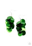 Now You SEQUIN It Green ✧ Earrings Earrings