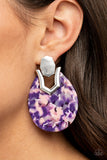 HAUTE Flash Purple ✧ Acrylic Post Earrings Post Earrings