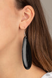Tropical Ferry Black ✧ Wood Earrings Earrings