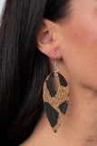 Cork Cabana Black ✧ Cork Earrings Earrings