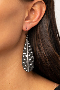 Black,Earrings Fish Hook,Gunmetal,On The Up and UPSCALE Black ✧ Earrings