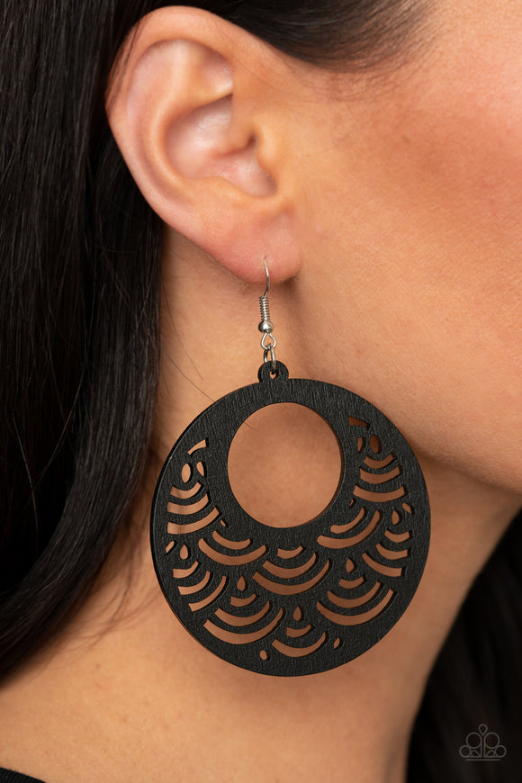 SEA Le Vie! Black ✧ Wood Earrings Earrings