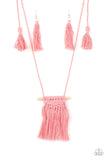 Between You and MACRAME Pink ✨ Necklace Long