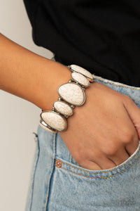 Bracelet Stretchy,Sets,White,Feel At HOMESTEAD White  ✧ Bracelet