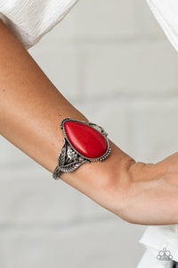 Bracelet Cuff,Exclusive,Red,Blooming Oasis Red ✧ Bracelet