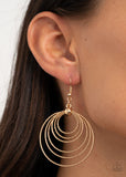 Elliptical Elegance Gold ✧ Earrings Earrings