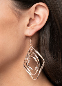 Earrings Fish Hook,Rose Gold,Retro Resplendence Rose Gold ✧ Earrings