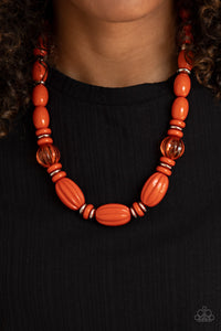 Necklace Short,Orange,High Alert Orange ✨ Necklace