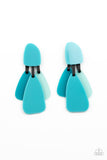 All FAUX One Blue ✧ Acrylic Post Earrings Post Earrings
