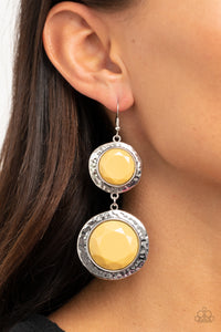 Earrings Fish Hook,Yellow,Thrift Shop Stop Yellow ✧ Earrings