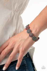 Bracelet Stretchy,Multi-Colored,Bohemian Flowerbed Multi  ✧ Bracelet