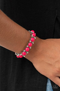 Bracelet Stretchy,Pink,Flamboyantly Fruity Pink ✧ Bracelet