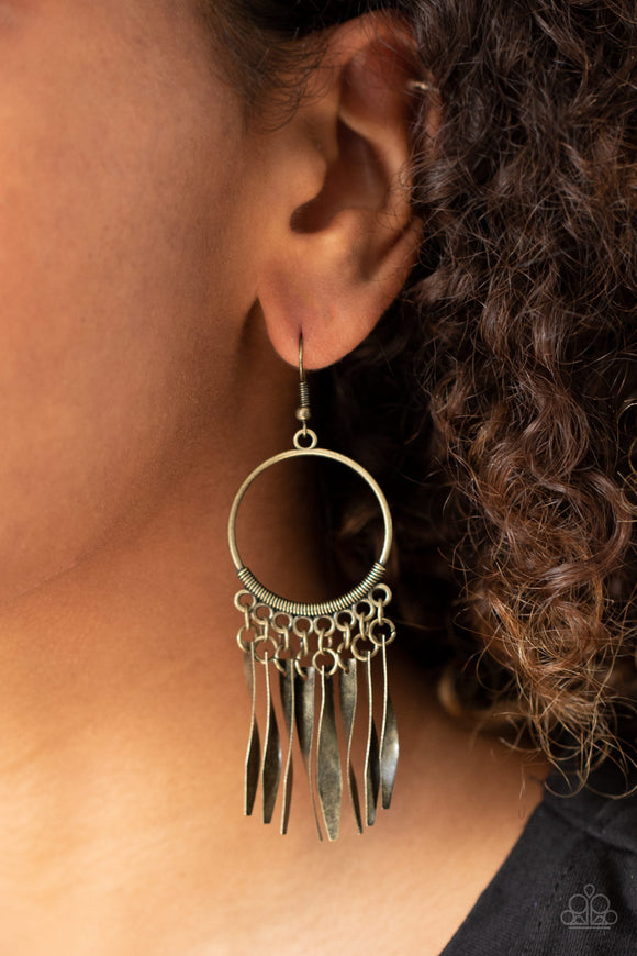 Let GRIT Be! Brass ✧ Earrings Earrings