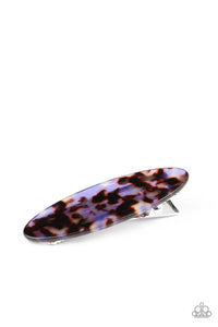 Animal Print,Brown,Hair Clip,Purple,Hype Girl Purple ✧ Tortoise Shell Hair Clip