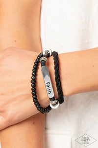 Black,Black Diamond Exclusive,Bracelet Knot,Faith,Fan Favorite,Urban Bracelet,Let Faith Be Your Guide Black ✧ Urban Bracelet