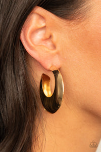 Earrings Hoop,Gold,Chic CRESCENTO Gold ✧ Hoop Earrings