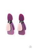 All FAUX One Purple ✧ Acrylic Post Earrings Post Earrings