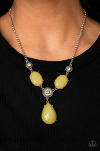 Necklace Short,Yellow,Heirloom Hideaway Yellow ✨ Necklace