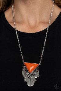 Necklace Long,Orange,Badlands Bonanza Orange ✧ Necklace