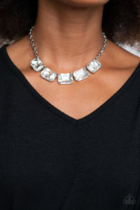 Necklace Short,White,Deep Freeze Diva White ✨ Necklace