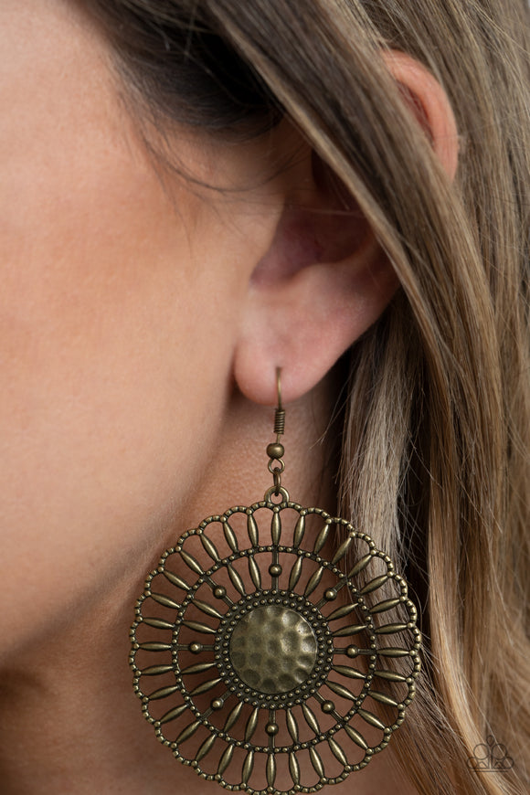 Rustic Groves Brass ✧ Earrings Earrings