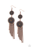 Medallion Mecca Copper ✧ Earrings Earrings