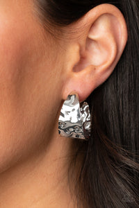 Earrings Hoop,Silver,Put Your Best Face Forward Silver ✧ Hoop Earrings