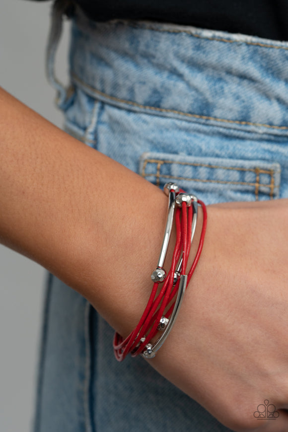 Magnetically Modern Red ✧ Magnetic Bracelet Magnetic Bracelet