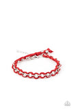 SUEDE Side to Side Red ✧ Bracelet Bracelet