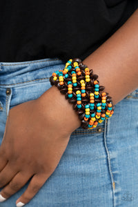Bracelet Stretchy,Multi-Colored,Cozy in Cozumel Multi  ✧ Bracelet