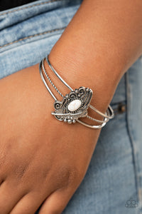 Bracelet Cuff,White,Sahara Solstice White ✧ Bracelet