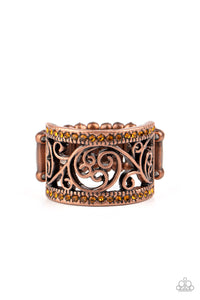 Copper,Ring Wide Back,Regal Reflections Copper ✧ Ring