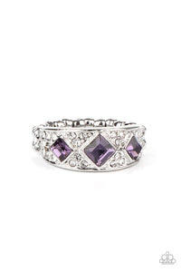 Purple,Ring Skinny Back,New Age Nouveau Purple ✧ Ring