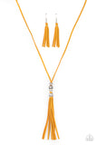 Hold My Tassel Yellow ✨ Necklace Long