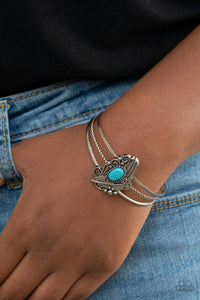 Blue,Bracelet Cuff,Sahara Solstice Blue ✧ Bracelet