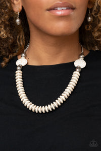 Necklace Short,Sets,White,Desert Revival White ✨ Necklace