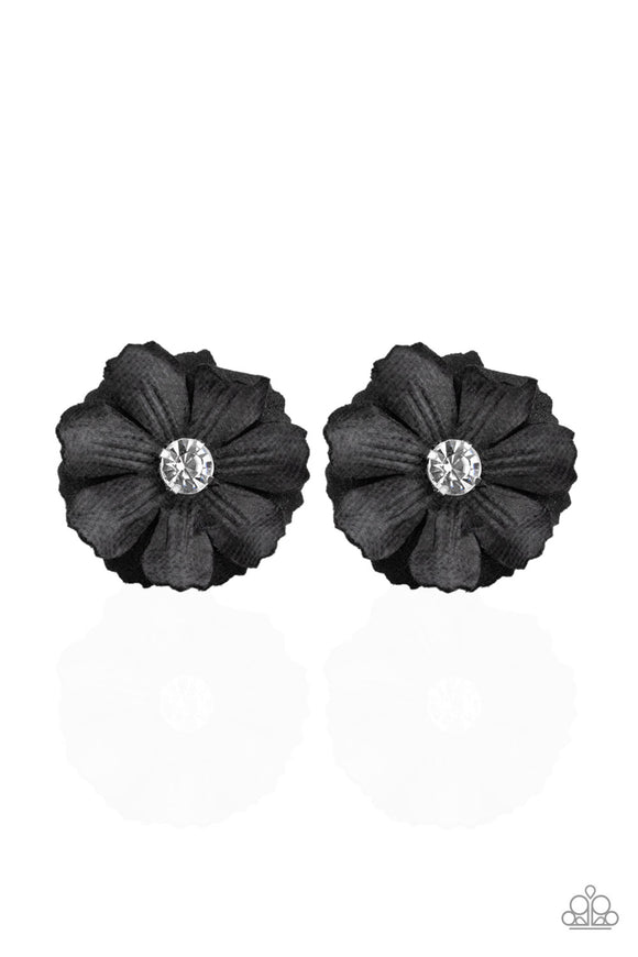 Candid Carnations Black ✧ Flower Hair Clip Flower Hair Clip Accessory