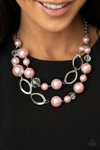 Light Pink,Necklace Short,Pink,Sets,High Roller Status Pink ✨ Necklace